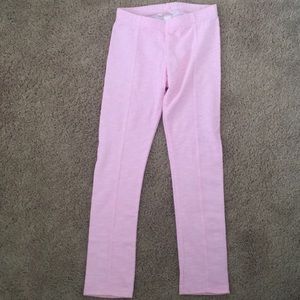 “H&M” new pink organic cotton leggings,9-10y girls